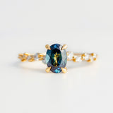 Sage Ring - 1ct Oval Sapphire