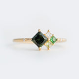 Forest Cluster Ring - 0.73ct Sapphire - Rings - Raelyn Rose Jewellery