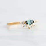 Half Lunar Ring - Marquise Sapphire - Rings - Raelyn Rose Jewellery