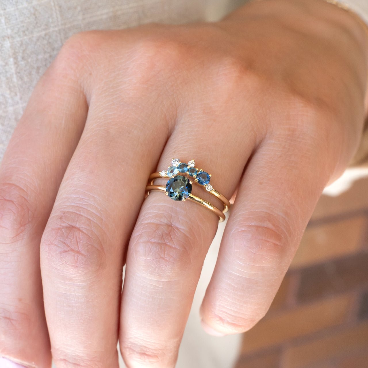 Seaside Cluster Ring - Rings - Raelyn Rose Jewellery