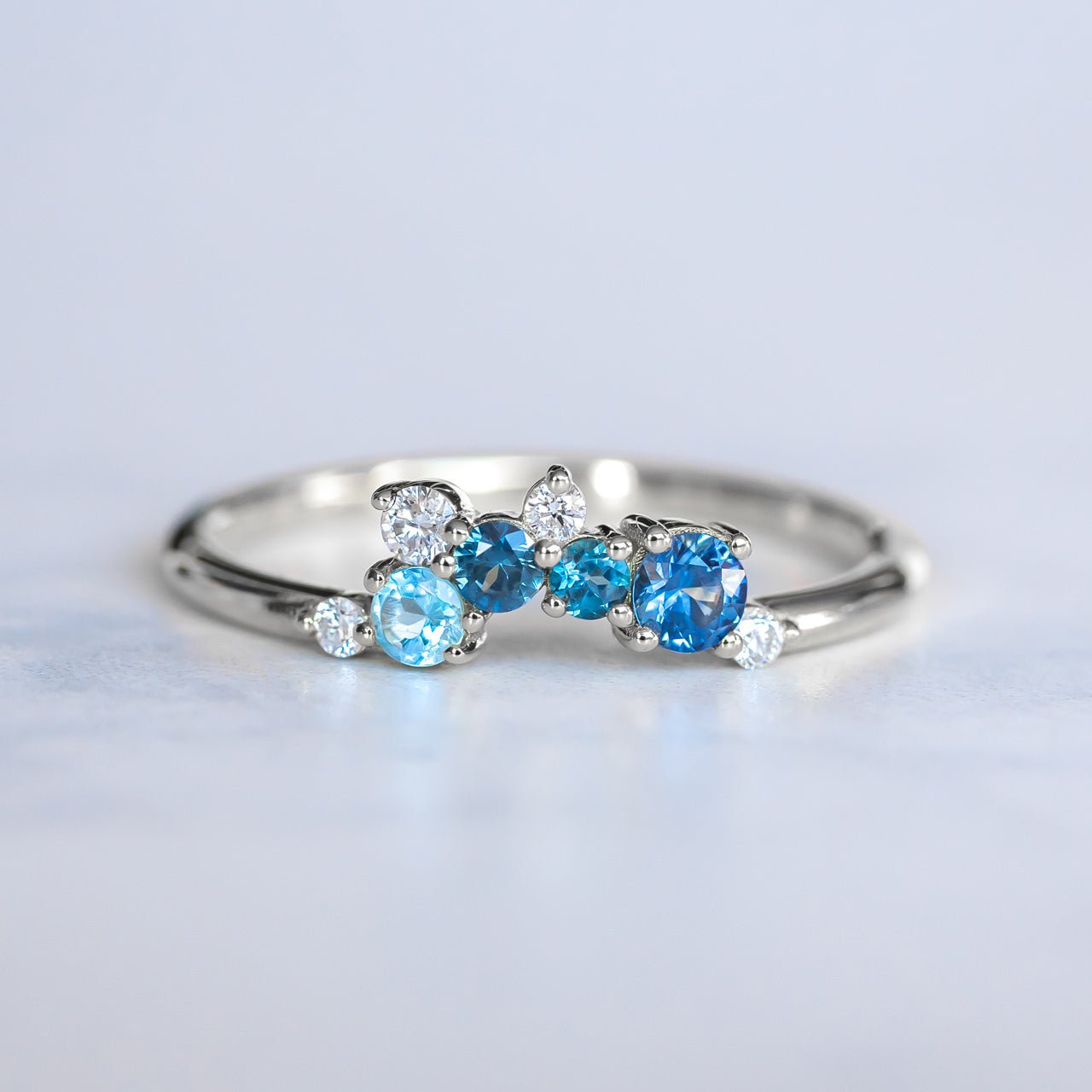 Seaside Cluster Ring - Rings - Raelyn Rose Jewellery