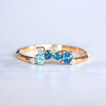 Seaside Cluster Ring - Rings - Raelyn Rose Jewellery