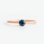 Starlight Ring - 4mm Sapphire - Rings - Raelyn Rose Jewellery