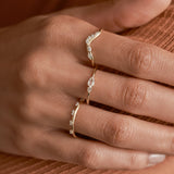Petal Ring - Moonstone - Raelyn Rose Jewellery