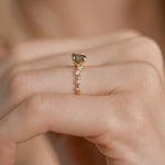 Sage Ring - 1.03ct Round Sapphire - Rings - Raelyn Rose Jewellery
