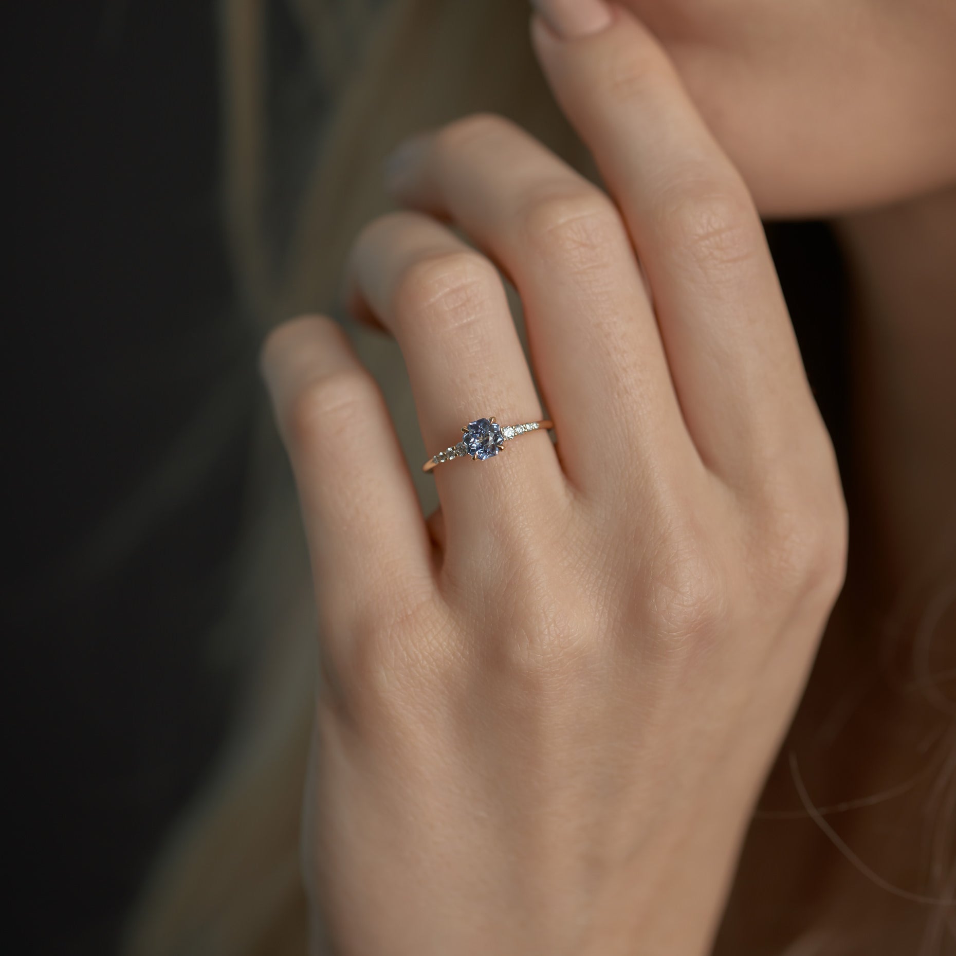 Shooting Star Ring - 1.05ct Sapphire - Rings - Raelyn Rose Jewellery