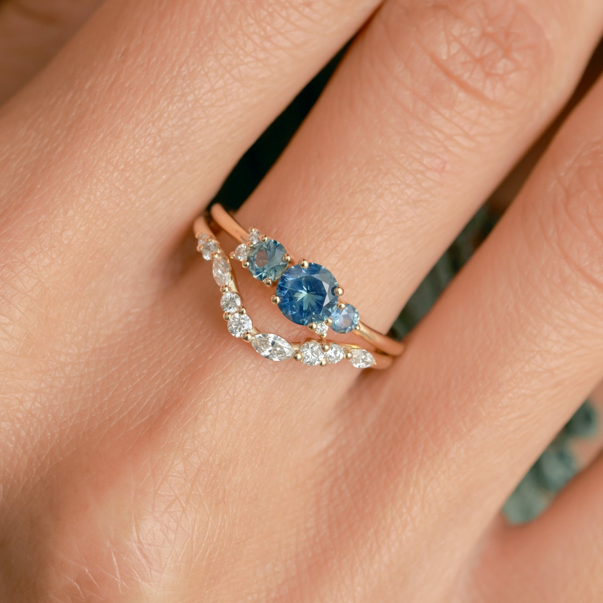 Cluster Engagement Rings - Raelyn Rose Jewellery