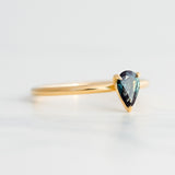 Starlight Ring - 0.60ct Pear Sapphire