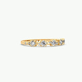 V515 - Scattered Serenity Ring Of Round Brilliant Diamonds