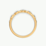 V515 - Scattered Serenity Ring Of Round Brilliant Diamonds