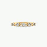 V515 - Scattered Serenity Ring Of Round Brilliant Diamonds