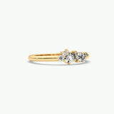V521 - Cluster Ring Of Oval & Round Stones