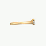 V521 - Cluster Ring Of Oval & Round Stones