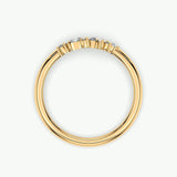 V521 - Cluster Ring Of Oval & Round Stones
