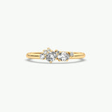 V521 - Cluster Ring Of Oval & Round Stones