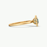 V595 - Halo Ring Of Round Brilliant Stones