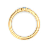 V626 - Dainty Diamond Cluster Ring Of Oval & Round Brilliant Stones