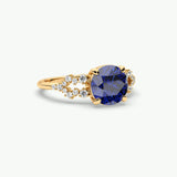 V739 - Split Shoulder Ring Of Round Stones