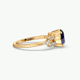 V739 - Split Shoulder Ring Of Round Stones