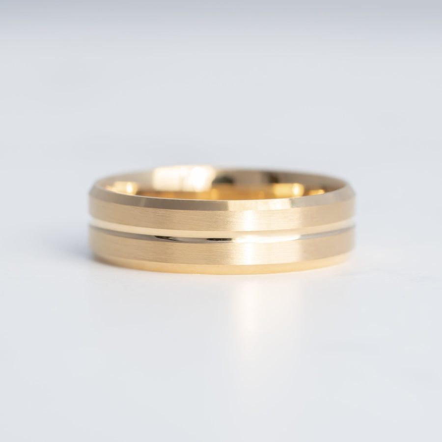 Chamfered Ridge Band - Rings - Raelyn Rose Jewellery