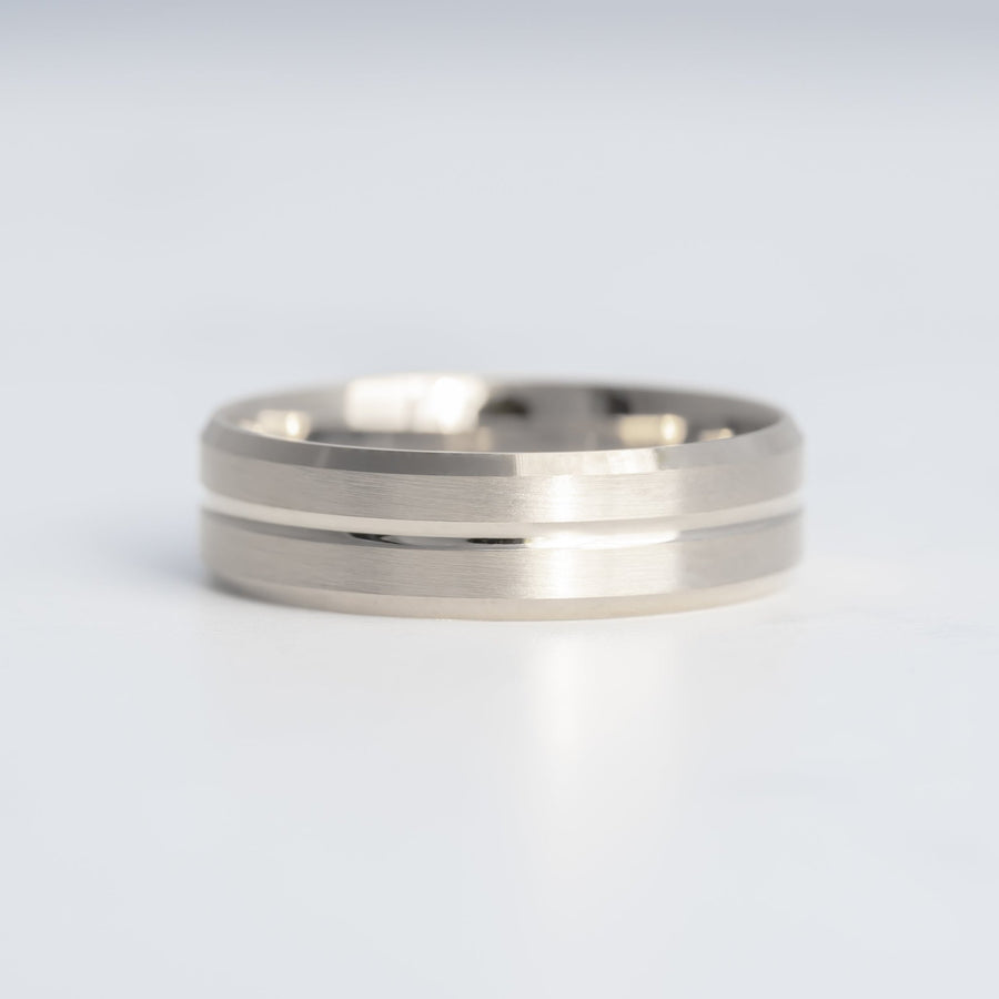 Chamfered Ridge Band - Rings - Raelyn Rose Jewellery