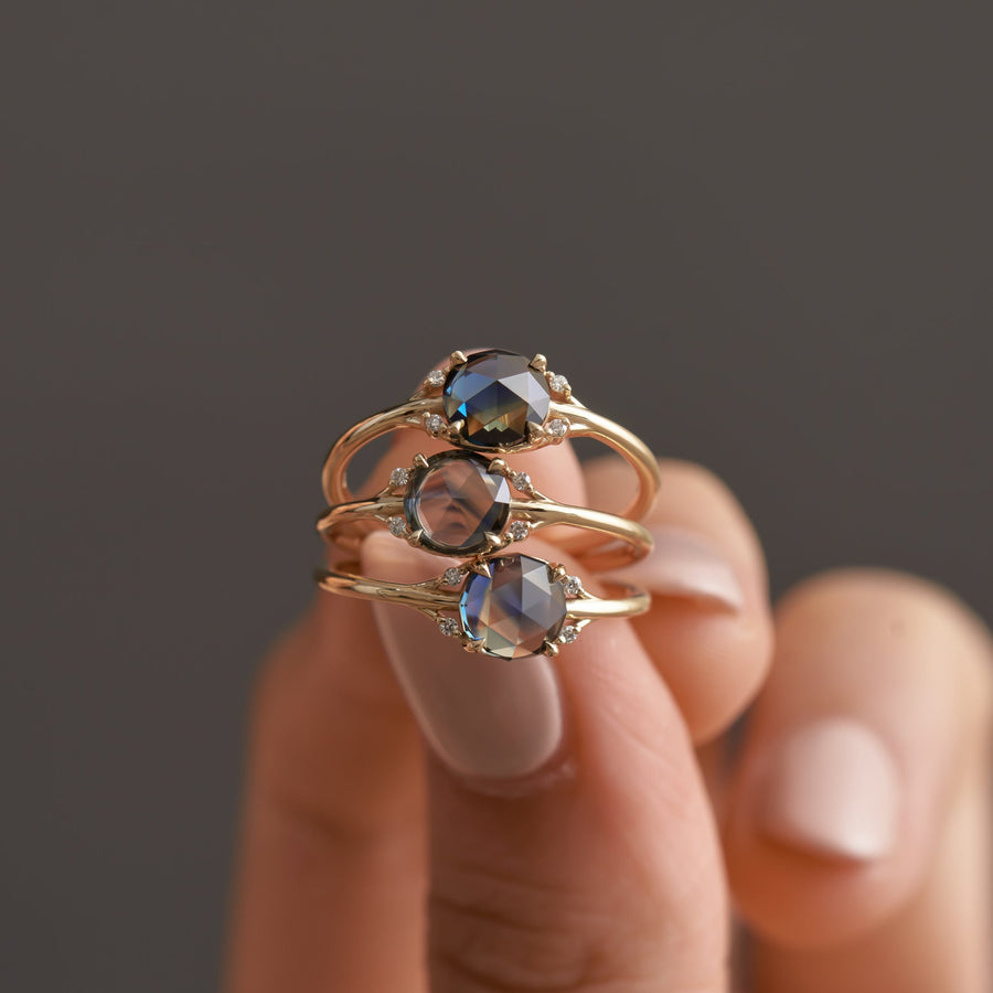 Duchess Ring - 0.75ct Sapphire - Rings - Raelyn Rose Jewellery