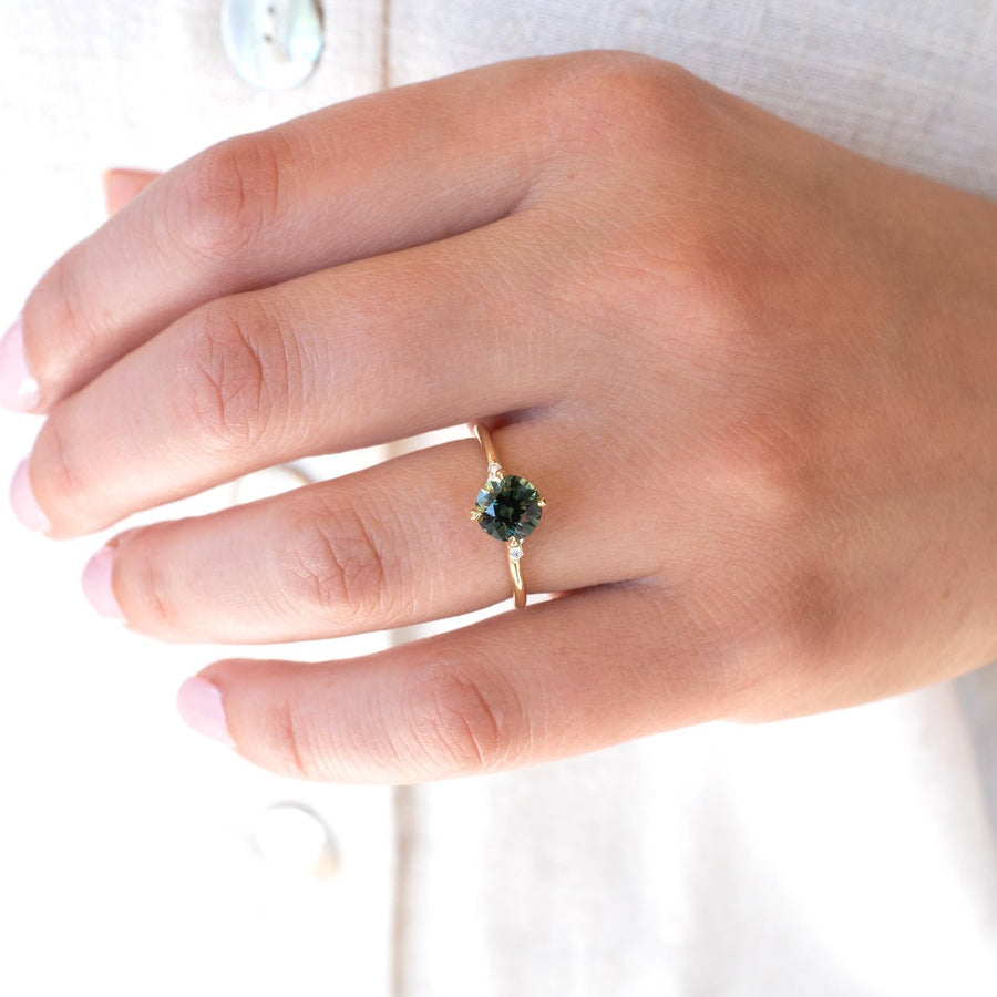 Garden Ring - 1.39ct Sapphire - Rings - Raelyn Rose Jewellery