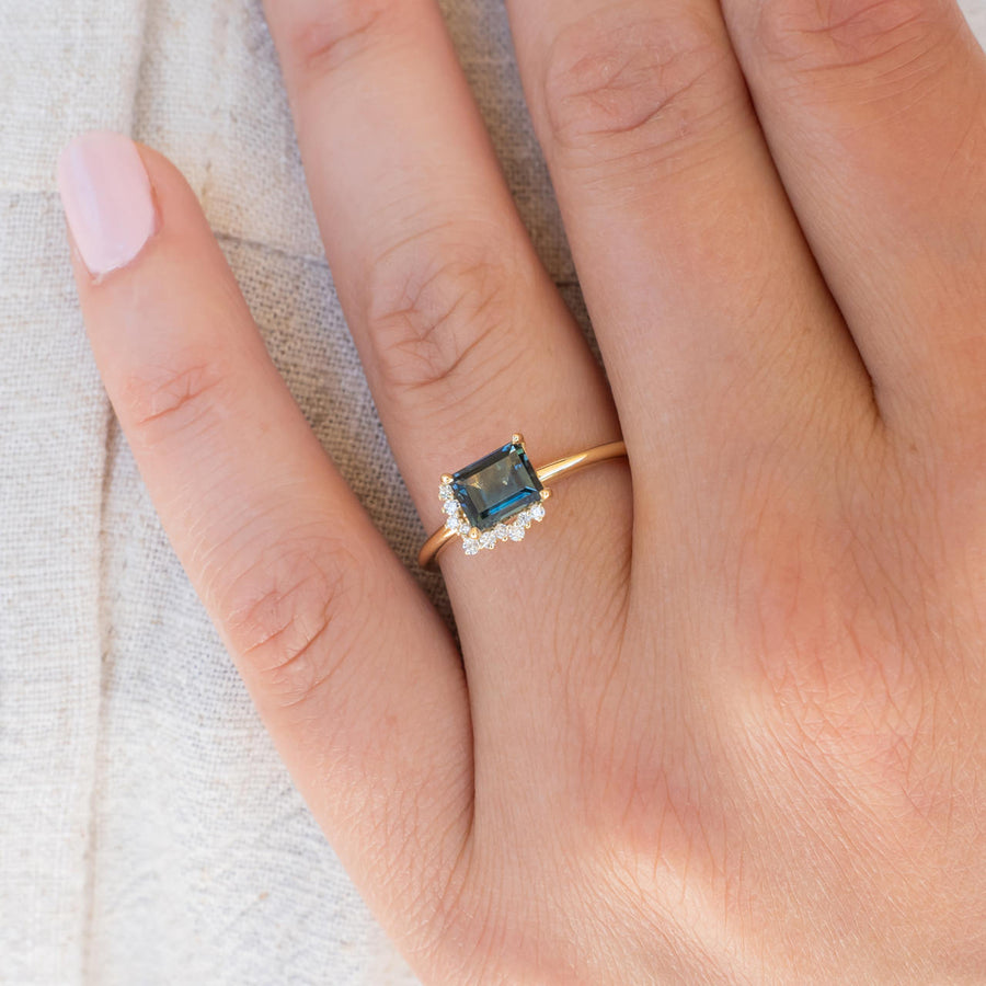 Guidance Ring - 1.08ct Sapphire - Rings - Raelyn Rose Jewellery