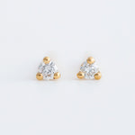 Mini Earrings - 1.5mm Round Diamond - Earrings - Raelyn Rose Jewellery