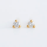 Mini Earrings - 1.5mm Round Diamond - Earrings - Raelyn Rose Jewellery