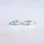 Petal Earrings - Aquamarine - Earrings - Raelyn Rose Jewellery