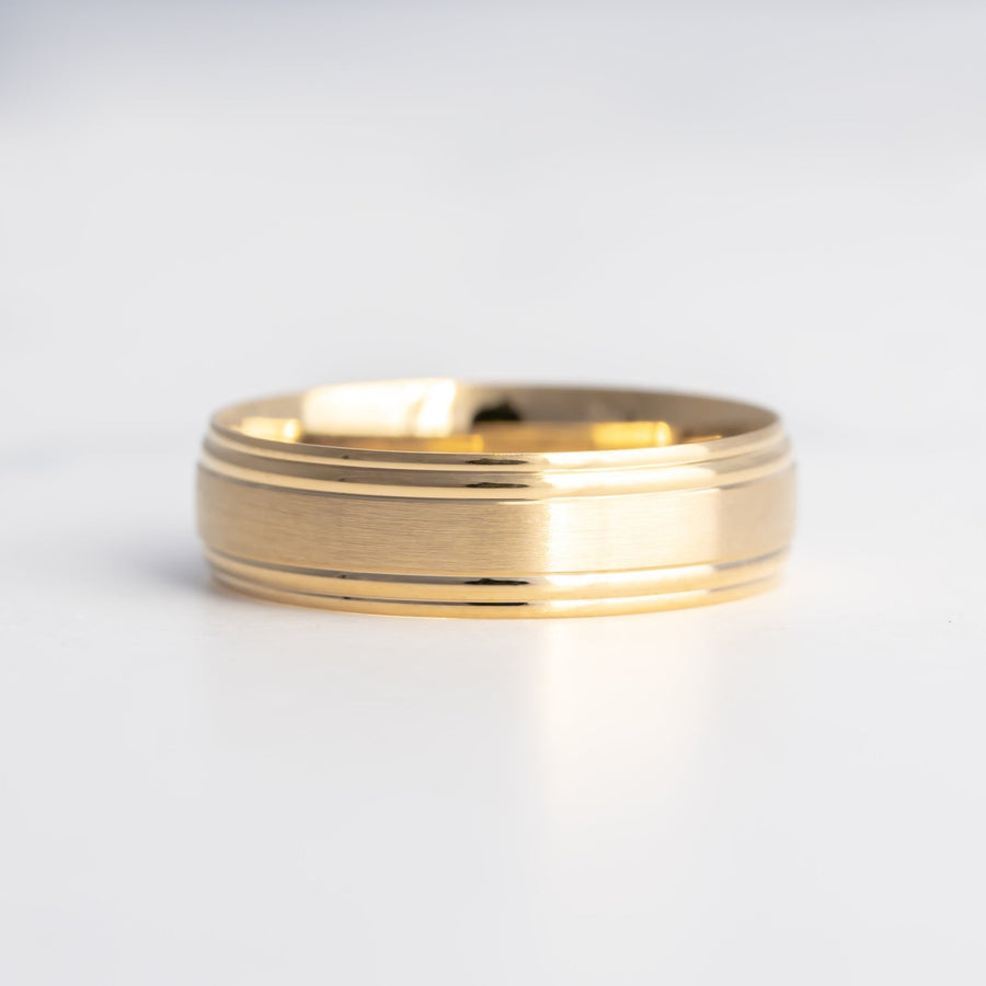 Ribbed Edge Band - Rings - Raelyn Rose Jewellery