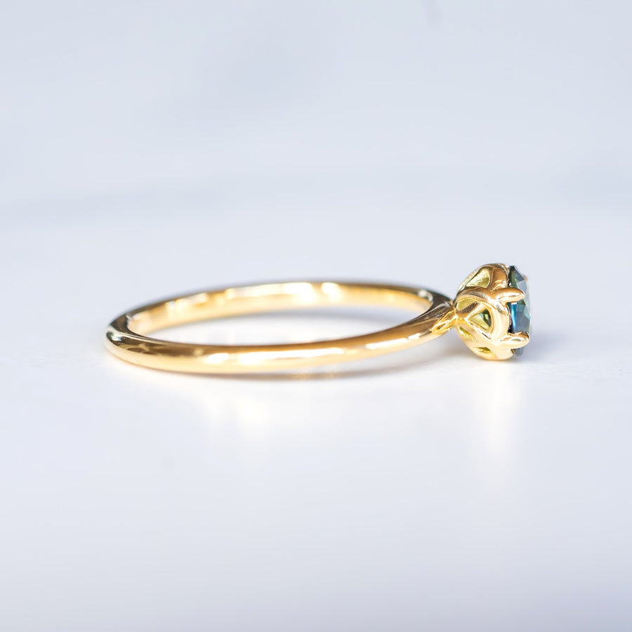 Rose Lace Ring - 0.52ct Sapphire - Rings - Raelyn Rose Jewellery