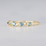Scattered Serenity Ring - Round Sapphires - Rings - Raelyn Rose Jewellery
