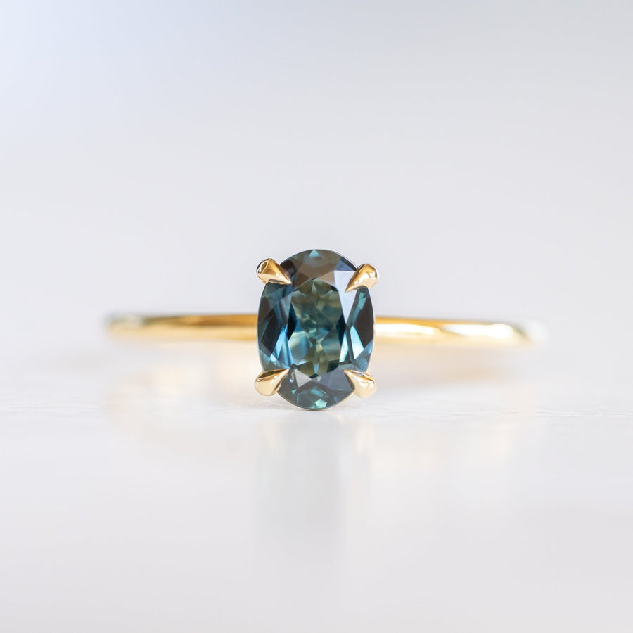 Starlight Ring - 0.92ct Oval Sapphire - Rings - Raelyn Rose Jewellery