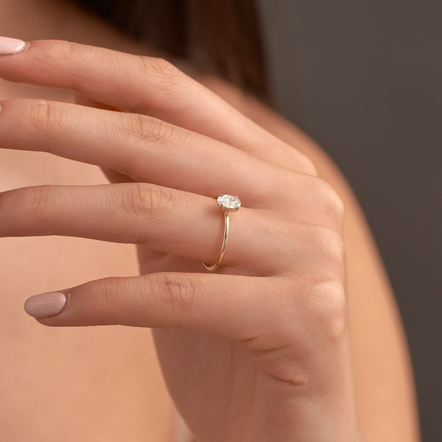 Starlight Ring - Oval Diamond - Rings - Raelyn Rose Jewellery