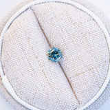 LSKU005: Australian Sapphire, 0.72ct Hexagon Cut, Blue/Yellow Parti