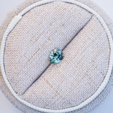LSKU010: Australian Sapphire, 0.56ct Pear Cut, Blue/Green/Teal Parti