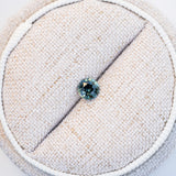 LSKU011: Australian Sapphire, 0.48ct Round Cut, Green/Blue/Teal Parti
