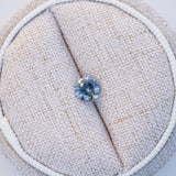 LSKU012: Celylon Sapphire, 0.72ct Round Cut, Blue/Yellow/Clear Bicolour