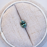 LSKU015: Australian Sapphire, 0.92ct Oval Cut, Green/Teal Parti