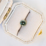 LSKU024: Tanzanian Sapphire, 0.67ct Round Cut, Green