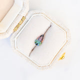 LSKU030: Tourmaline, 0.59ct Pear Cut, Pink/Green