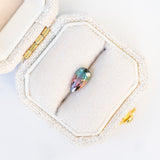LSKU030: Tourmaline, 0.59ct Pear Cut, Pink/Green