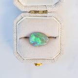 LSKU034: Australian Opal, 1.20ct Freeform Cut, Green/Blue/Teal