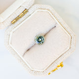 LSKU048: Tanzanian Sapphire, 0.63ct Round Cut, Green