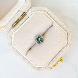 LSKU050: Tanzanian Sapphire, 0.57ct Round Cut, Green