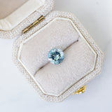 LSKU058: Madagascan Aquamarine, 0.87ct Round Cut, Sky Blue