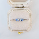 LSKU068: Ceylon Sapphire, 0.50cts Pear Cut, Sky Blue, Matched Pair