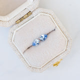 LSKU068: Ceylon Sapphire, 0.50cts Pear Cut, Sky Blue, Matched Pair